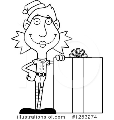Royalty-Free (RF) Woman Elf Clipart Illustration by Cory Thoman - Stock Sample #1253274