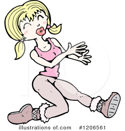Royalty-Free (RF) Woman Exercising Clipart Illustration by lineartestpilot - Stock Sample #1206561