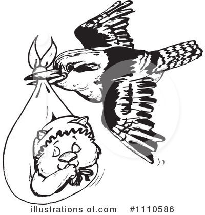 Kookaburras Clipart #1110586 by Dennis Holmes Designs