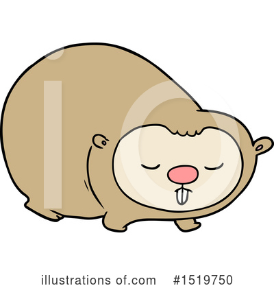 Royalty-Free (RF) Wombat Clipart Illustration by lineartestpilot - Stock Sample #1519750