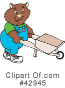 Wombat Clipart #42945 by Dennis Holmes Designs
