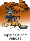 Wombat Clipart #65081 by Dennis Holmes Designs