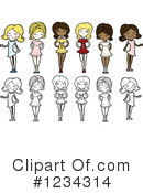 Women Clipart #1234314 by lineartestpilot