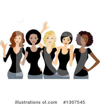 Royalty-Free (RF) Women Clipart Illustration by BNP Design Studio - Stock Sample #1307545