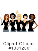 Women Clipart #1381200 by BNP Design Studio