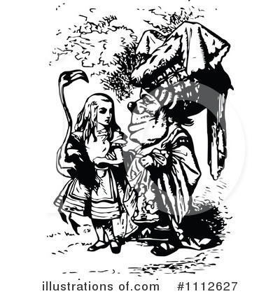 Alice In Wonderland Clipart #1112627 by Prawny Vintage