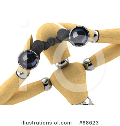 Royalty-Free (RF) Wood Mannequin Clipart Illustration by stockillustrations - Stock Sample #68623