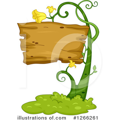 Royalty-Free (RF) Wood Sign Clipart Illustration by BNP Design Studio - Stock Sample #1266261