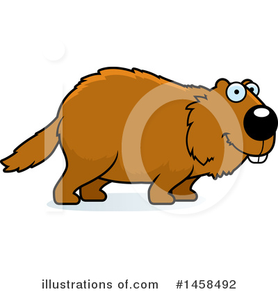 Groundhog Clipart #1458492 by Cory Thoman