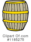 Wooden Barrel Clipart #1185275 by lineartestpilot