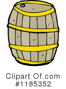 Wooden Barrel Clipart #1185352 by lineartestpilot