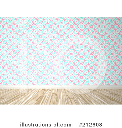 Royalty-Free (RF) Wooden Floor Clipart Illustration by Arena Creative - Stock Sample #212608