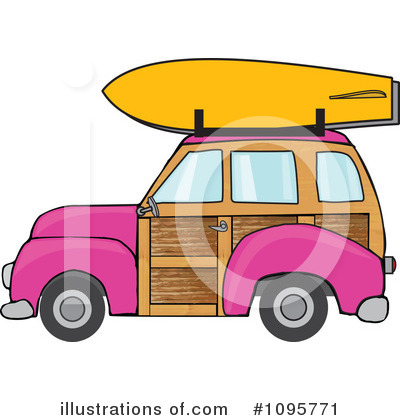 Royalty-Free (RF) Woodie Clipart Illustration by djart - Stock Sample #1095771