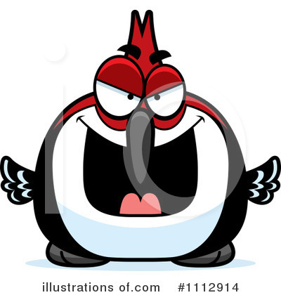 Royalty-Free (RF) Woodpecker Clipart Illustration by Cory Thoman - Stock Sample #1112914