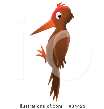 Royalty-Free (RF) Woodpecker Clipart Illustration by Alex Bannykh - Stock Sample #84429