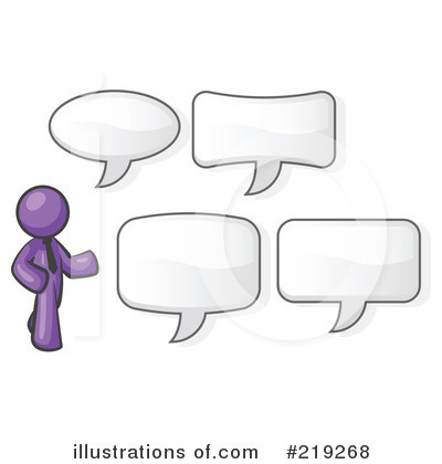 Speech Balloon Clipart #219268 by Leo Blanchette