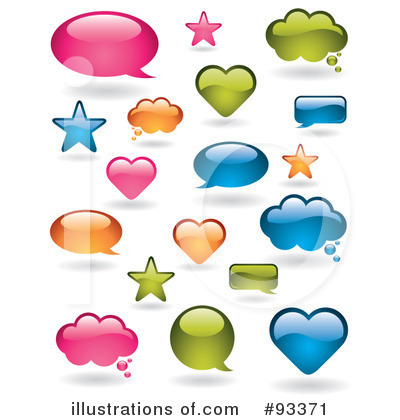 Speech Balloons Clipart #93371 by TA Images