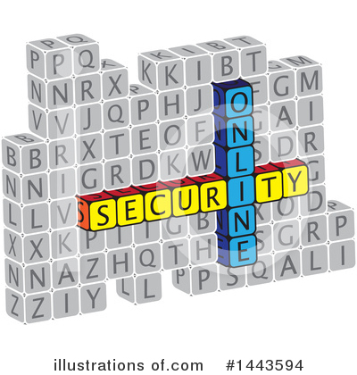 Letter Blocks Clipart #1443594 by ColorMagic
