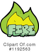 Word Fire Clipart #1192563 by lineartestpilot