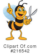 Worker Bee Character Clipart #216542 by Mascot Junction