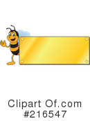 Worker Bee Character Clipart #216547 by Mascot Junction