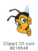 Worker Bee Character Clipart #216548 by Mascot Junction
