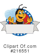 Worker Bee Character Clipart #216551 by Mascot Junction