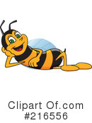Worker Bee Character Clipart #216556 by Mascot Junction