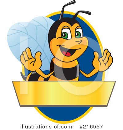 Worker Bee Character Clipart #216557 by Toons4Biz