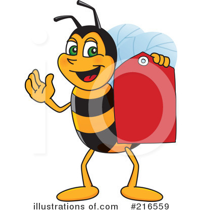 Worker Bee Character Clipart #216559 by Toons4Biz