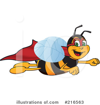 Worker Bee Character Clipart #216563 by Toons4Biz
