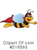 Worker Bee Character Clipart #216563 by Mascot Junction