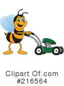 Worker Bee Character Clipart #216564 by Mascot Junction