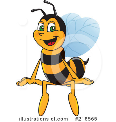 Worker Bee Character Clipart #216565 by Toons4Biz