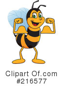Worker Bee Character Clipart #216577 by Mascot Junction