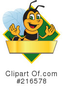 Worker Bee Character Clipart #216578 by Mascot Junction