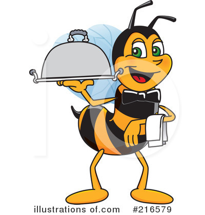 Worker Bee Character Clipart #216579 by Toons4Biz
