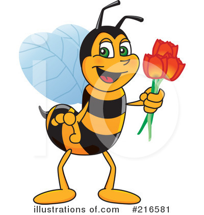 Worker Bee Character Clipart #216581 by Toons4Biz