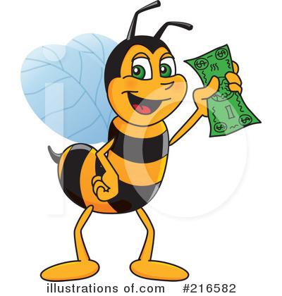 Worker Bee Character Clipart #216582 by Toons4Biz