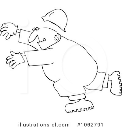 Royalty-Free (RF) Worker Clipart Illustration by djart - Stock Sample #1062791