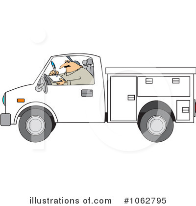 Utility Truck Clipart #1062795 by djart