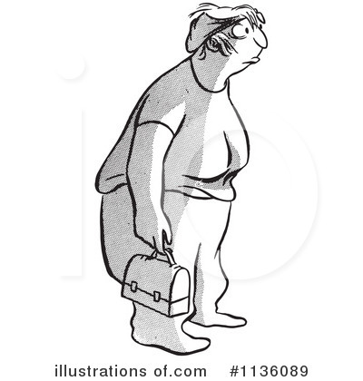 Royalty-Free (RF) Worker Clipart Illustration by Picsburg - Stock Sample #1136089