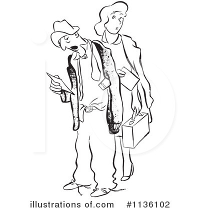 Royalty-Free (RF) Worker Clipart Illustration by Picsburg - Stock Sample #1136102