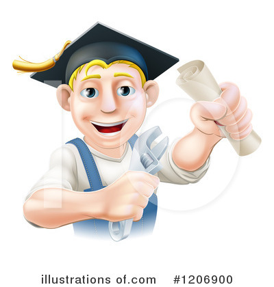 Royalty-Free (RF) Worker Clipart Illustration by AtStockIllustration - Stock Sample #1206900