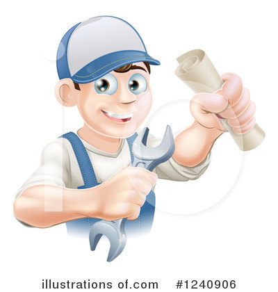 Carpenter Clipart #1240906 by AtStockIllustration