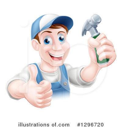 Royalty-Free (RF) Worker Clipart Illustration by AtStockIllustration - Stock Sample #1296720