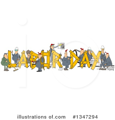 Royalty-Free (RF) Worker Clipart Illustration by djart - Stock Sample #1347294
