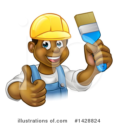 Royalty-Free (RF) Worker Clipart Illustration by AtStockIllustration - Stock Sample #1428824