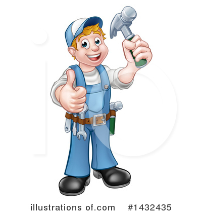 Handyman Clipart #1432435 by AtStockIllustration