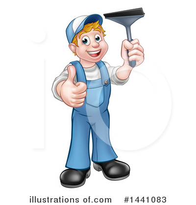 Royalty-Free (RF) Worker Clipart Illustration by AtStockIllustration - Stock Sample #1441083